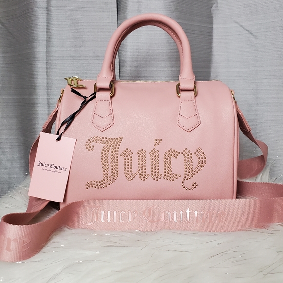Juicy Couture Handbags - JUICY COUTURE taffy dusty pink obsession satchel crossbody bag